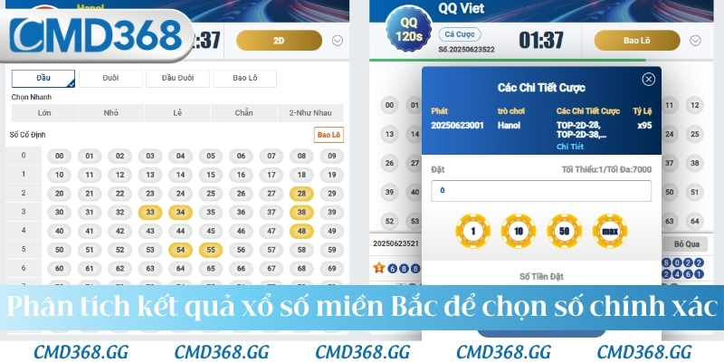 Phân tích kết quả xổ số miền Bắc để chọn số chính xác