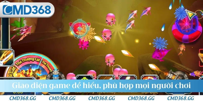 Giao diện game dễ hiểu, phù hợp mọi người chơi