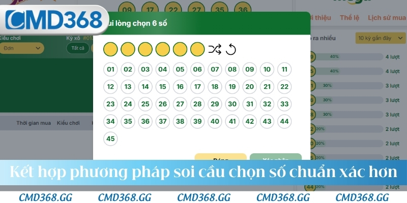 Kết hợp phương pháp soi cầu chọn số chuẩn xác hơn